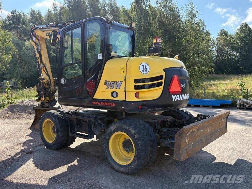 Yanmar B 95 W Колісні екскаватори