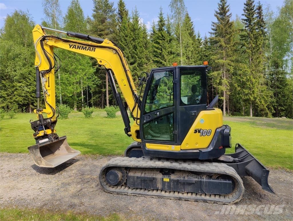 Yanmar SV100-2 Середні екскаватори 7т. - 12т.