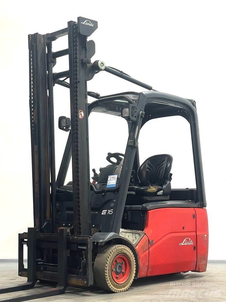 Linde E16-386 Електронавантажувачі