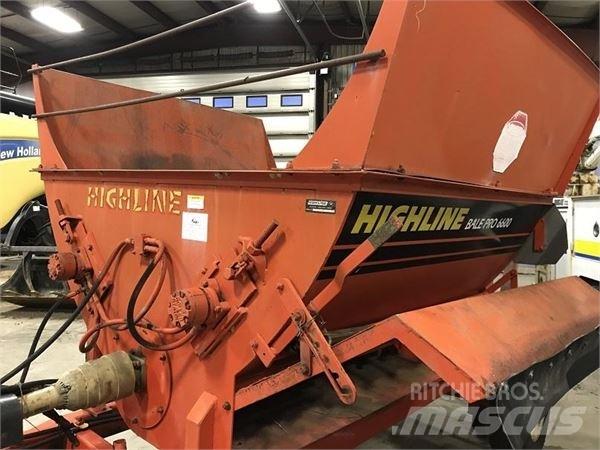 Highline 6600 Роздрібнювачі, різаки і розпаковувачі тюків