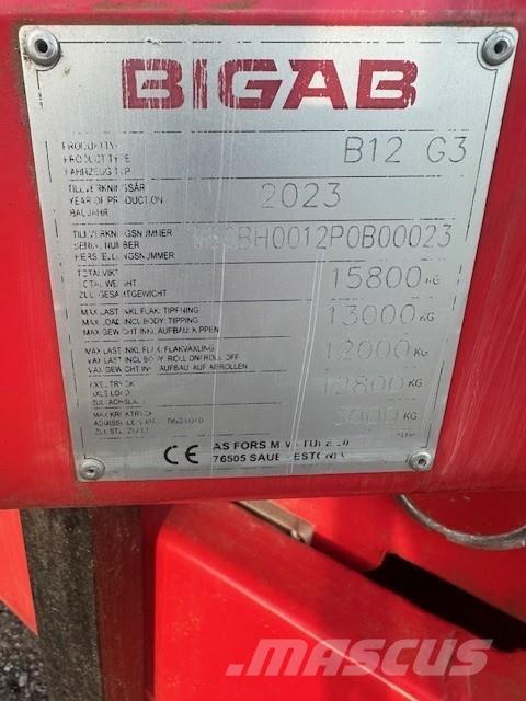 Bigab B12 VÄXLARVAGN Інше обладнання для вантажних і землекопальних робіт
