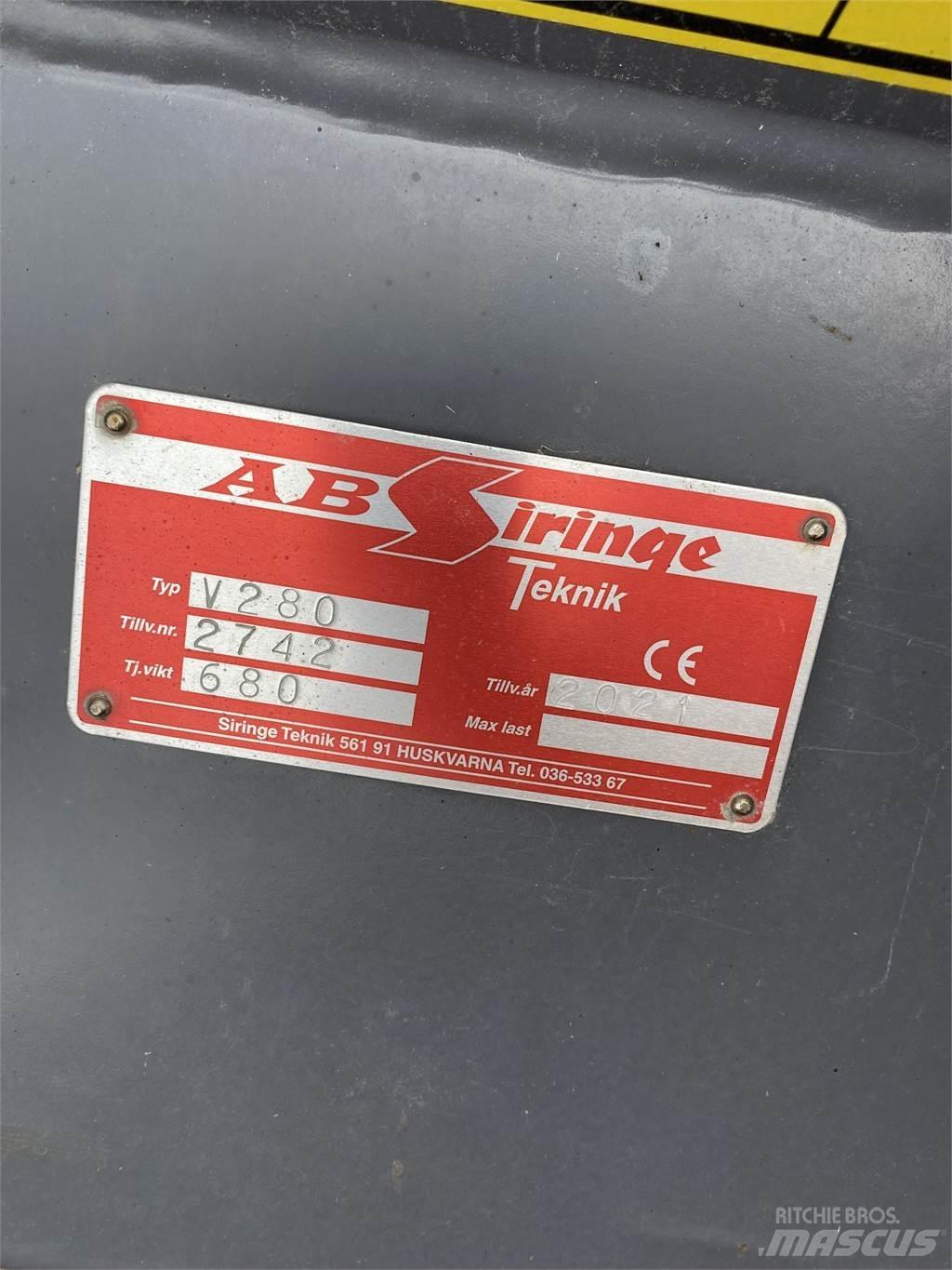 Siringe 280 VIKPLOG Снігоочищувальні ножі та плуги