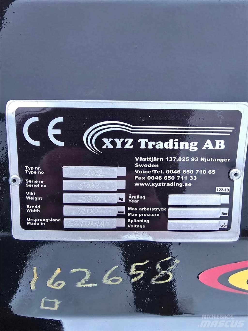 XYZ 2606 Снігоочищувальні ножі та плуги