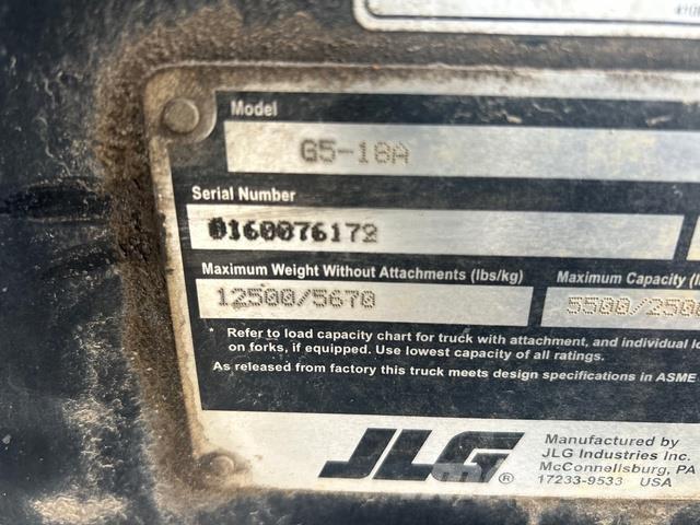 JLG G5-18 A Телескопічні навантажувачі