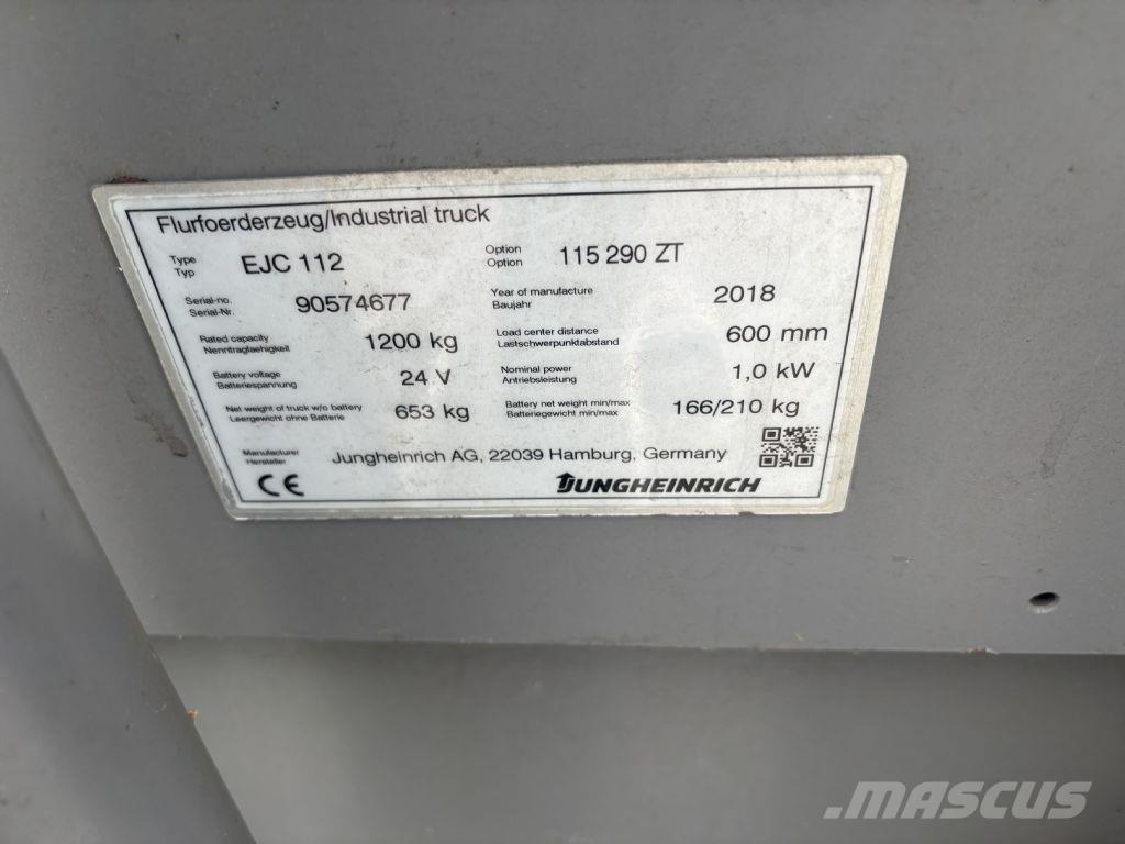 Jungheinrich EJC 112 Ручний візок