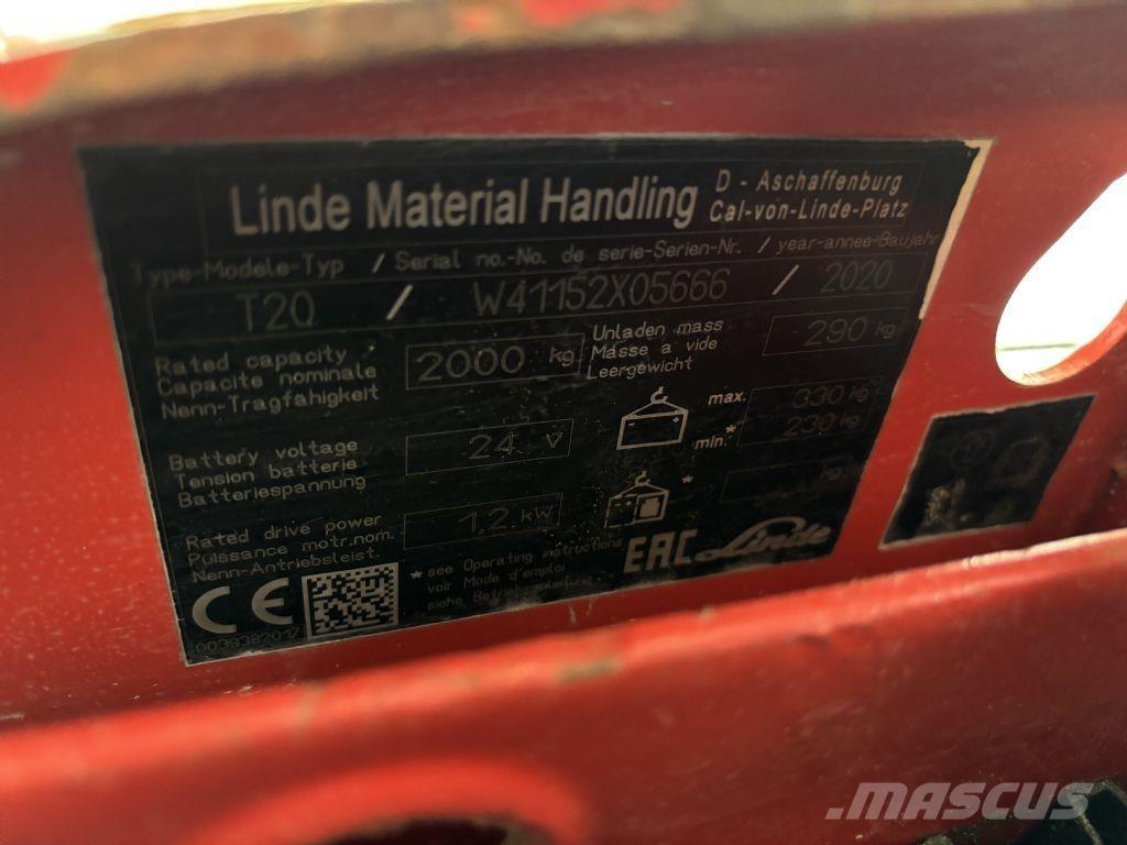 Linde T20 Штабелери