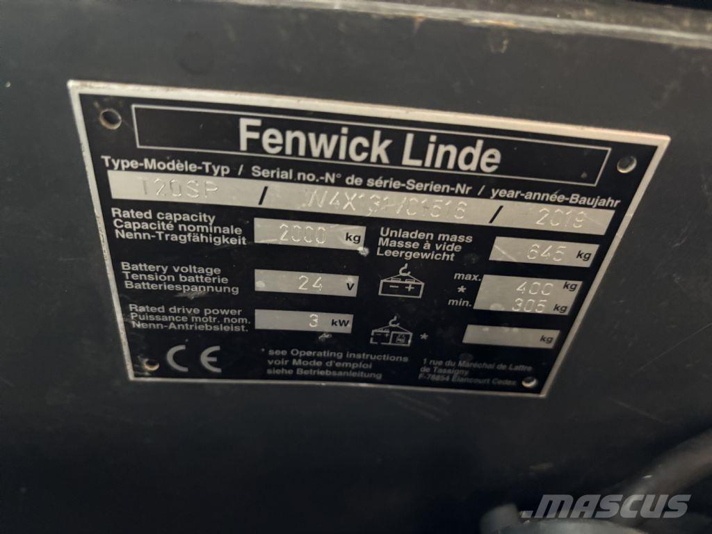 Linde T20 SP Самохідні електроштабелери