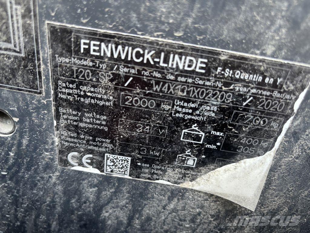 Linde T20 SP Самохідні електроштабелери