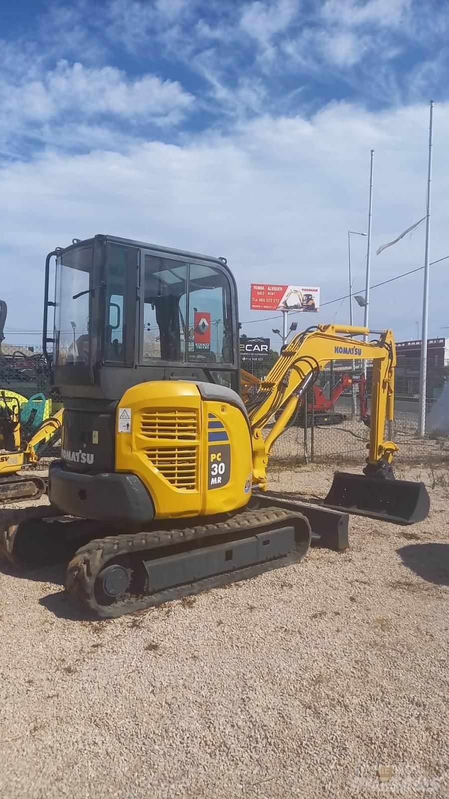 Komatsu PC30MR-2 Міні-екскаватори < 7т