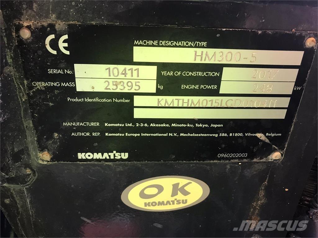 Komatsu HM300-5 Зчленовані самоскиди