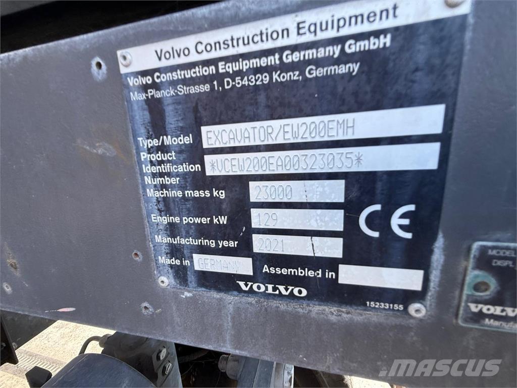 Volvo EW200E Телескопічні навантажувачі