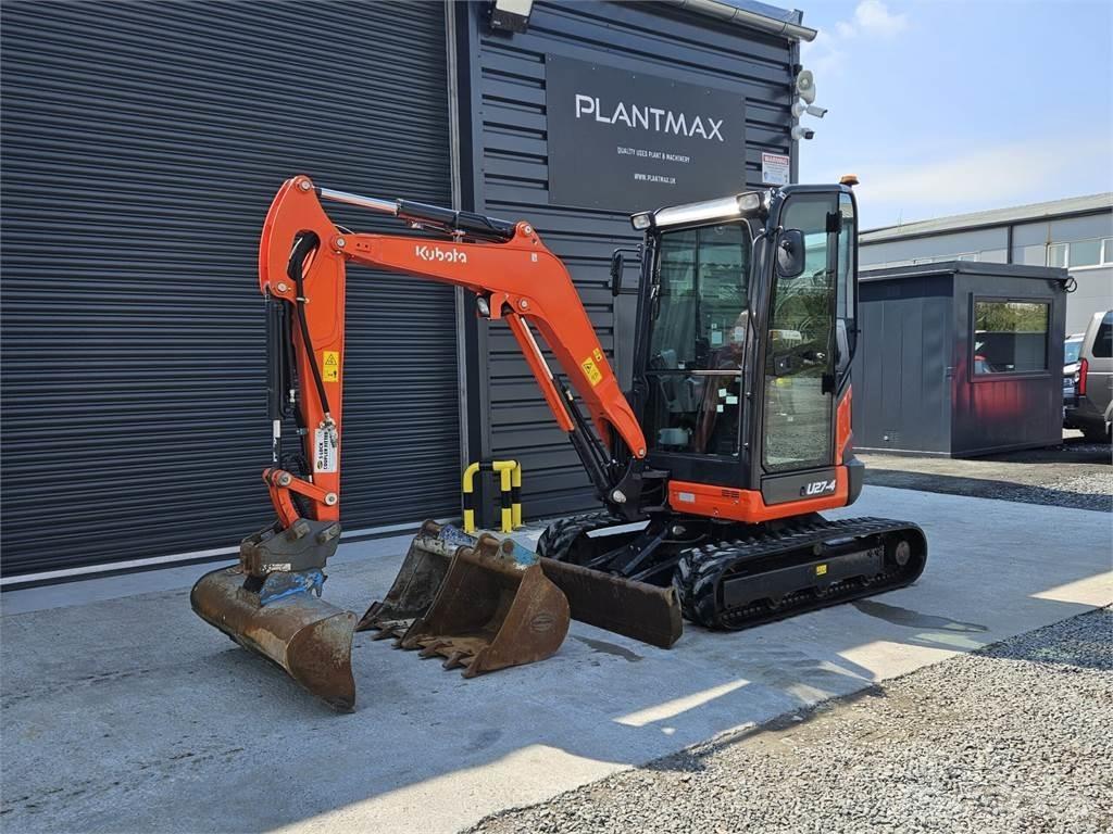 Kubota U27-4 Міні-екскаватори < 7т