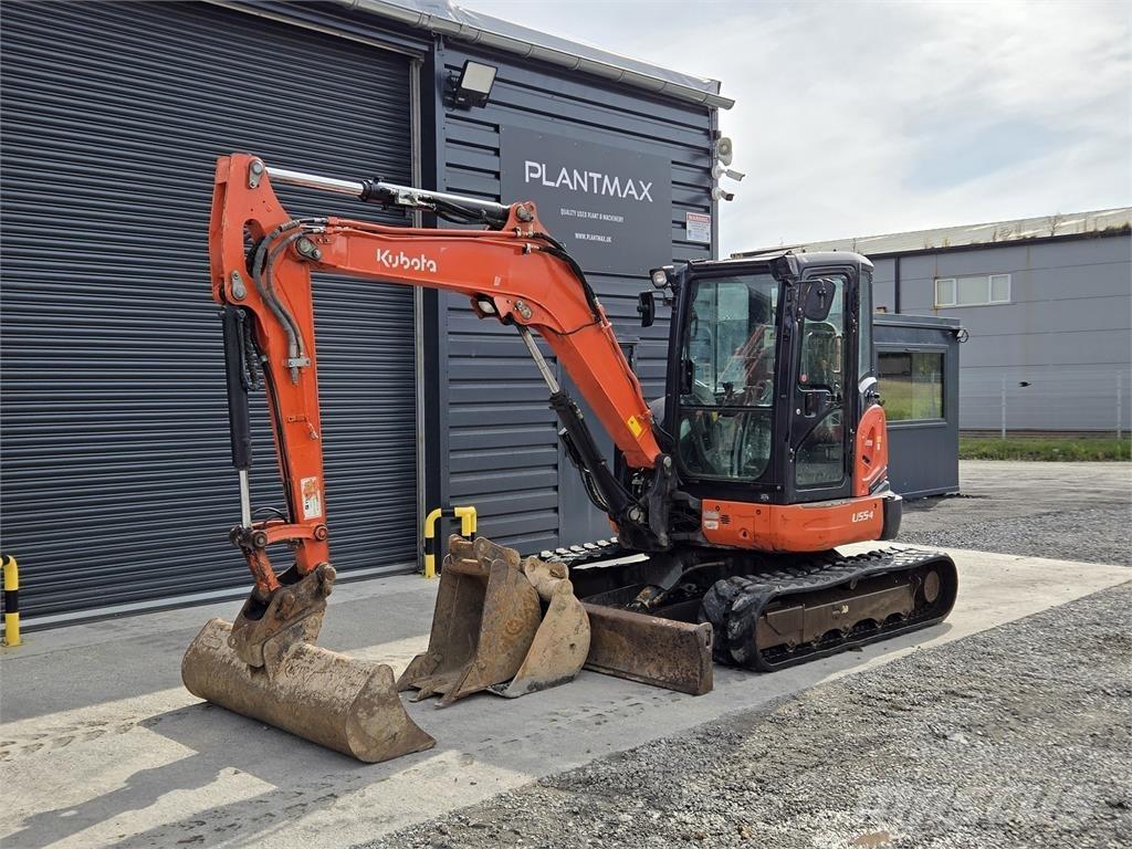 Kubota U55-4 Середні екскаватори 7т. - 12т.