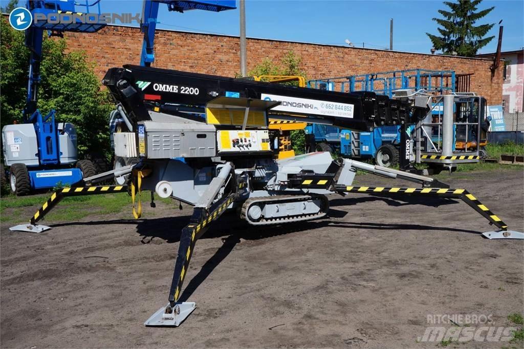 Omme 2200RBD Компактні самохідні стрілові підйомники