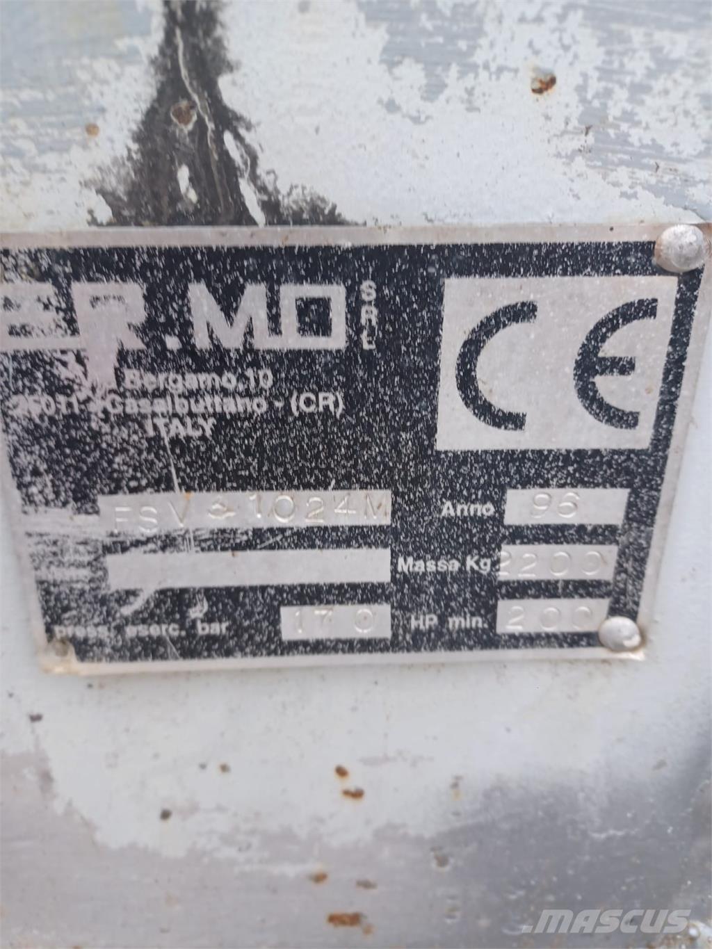 Ermo FSV 3 102 4M Сільгосптехніка - Інші