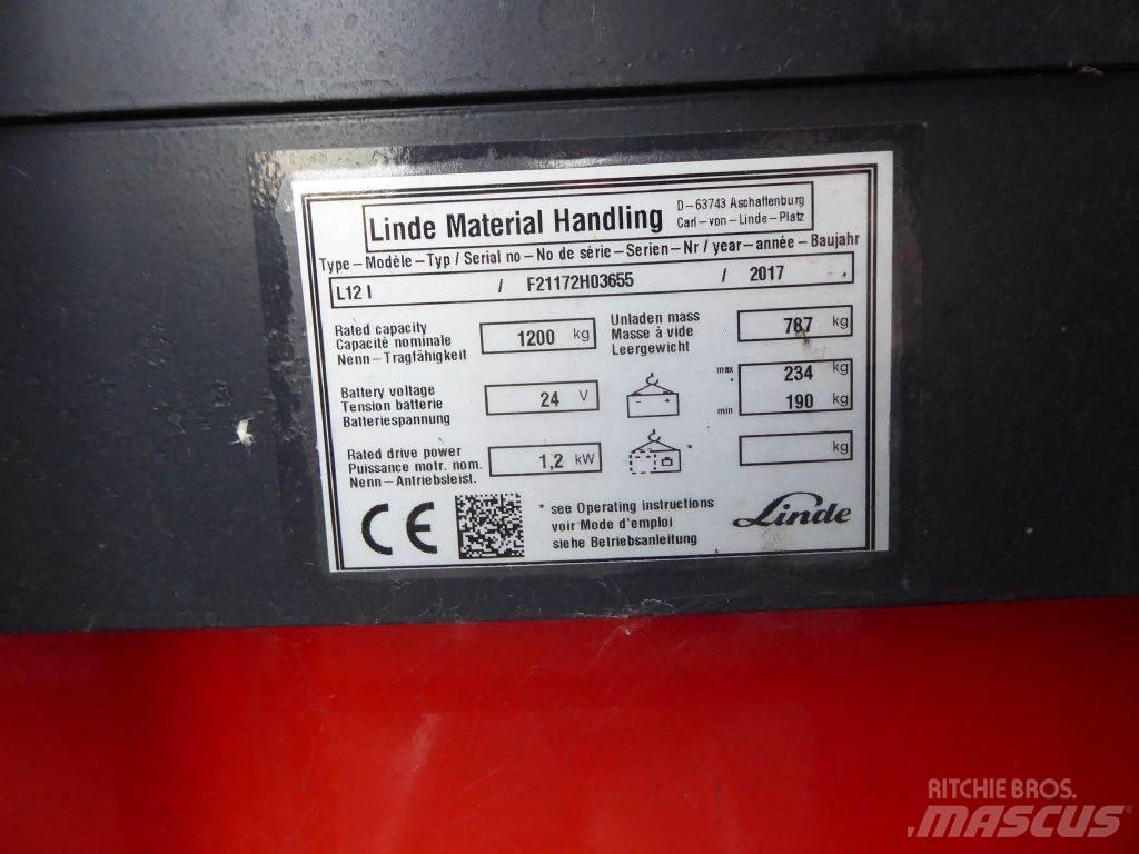 Linde L12L Ручний візок