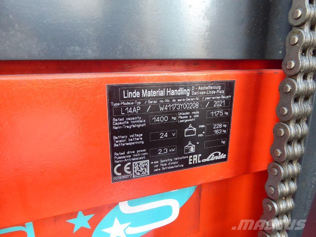 Linde L14 AP Ручний візок