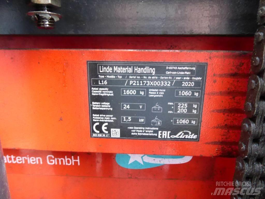 Linde L16 Ручний візок
