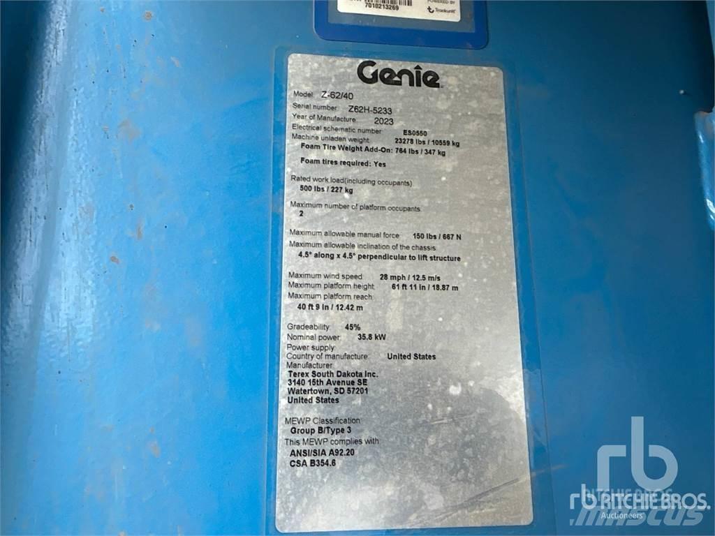 Genie Z62-40 Колінчаті підйомники