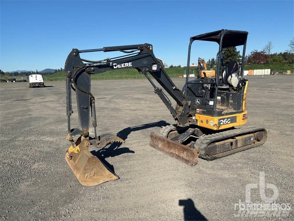 John Deere 26G Міні-екскаватори < 7т