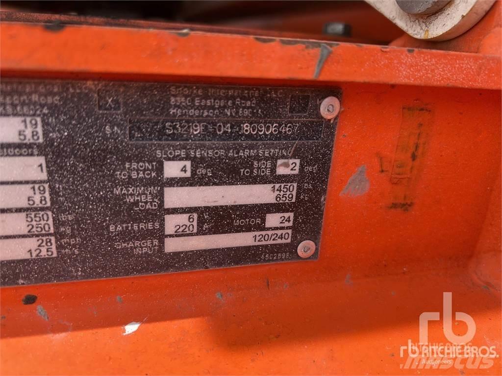 Snorkel S3219E Підйомники-ножиці