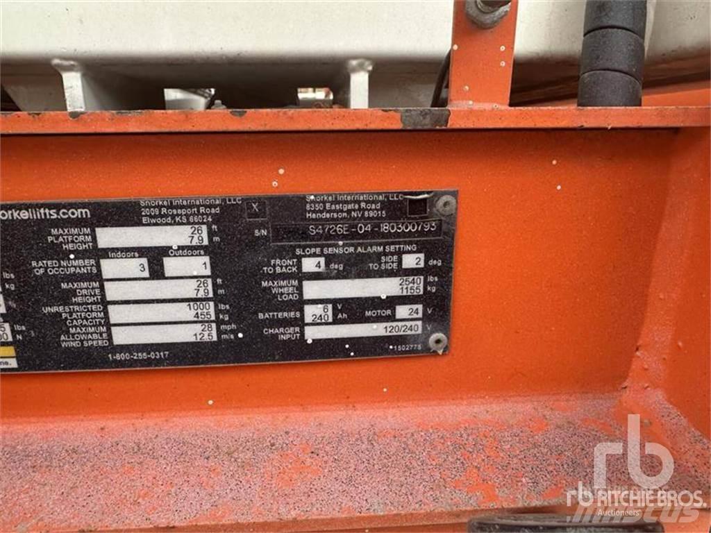 Snorkel S4726E Підйомники-ножиці