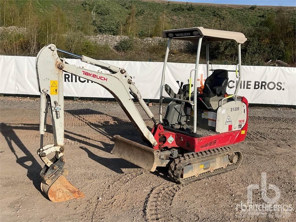 Takeuchi TB216 Міні-екскаватори < 7т