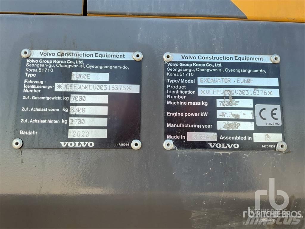 Volvo EW60E Колісні екскаватори
