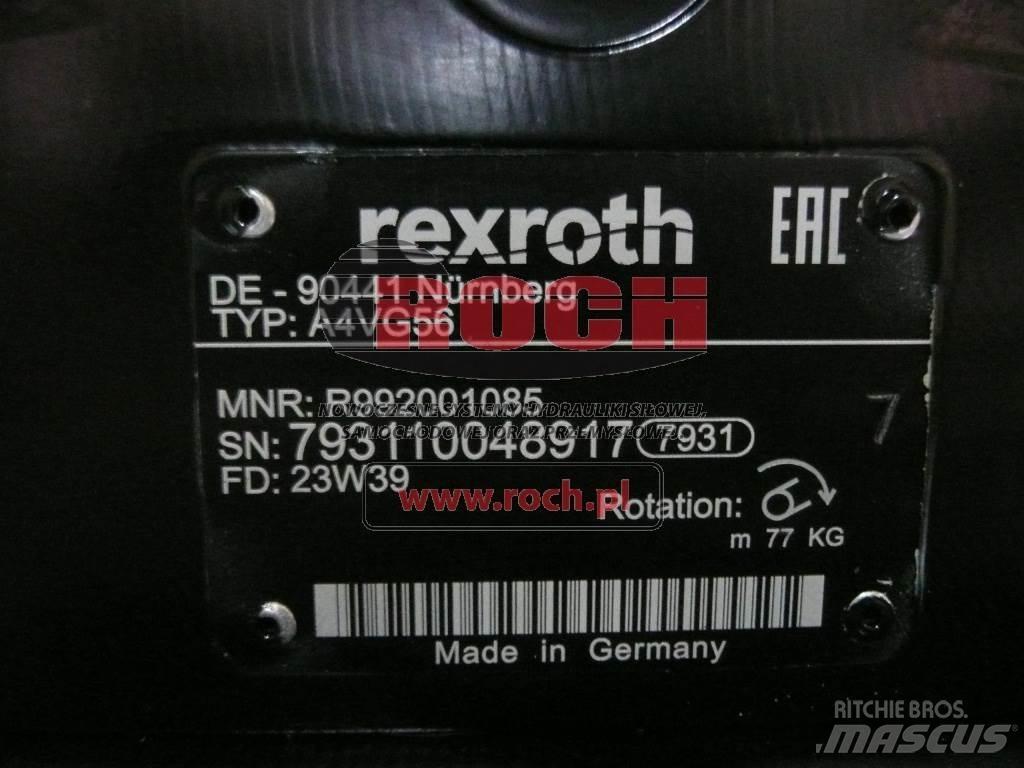 Rexroth A4VG56 CAT 196-8429 Гідравліка