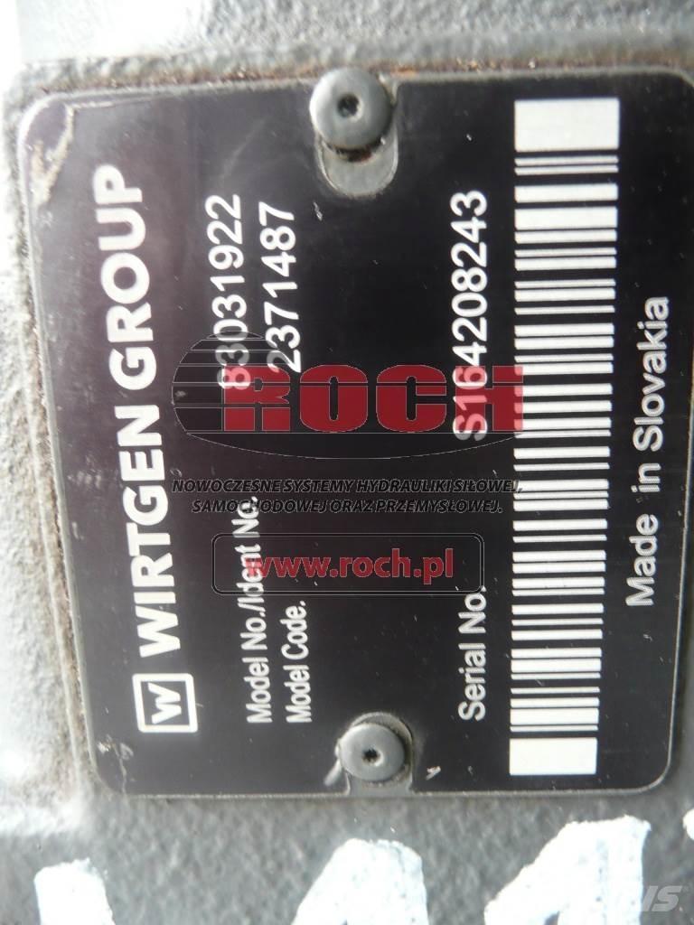 Wirtgen 83031922 2371487 Гідравліка