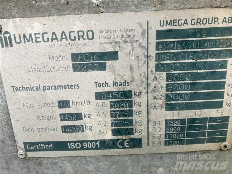 Mi spc 16 Самосвальні причепи