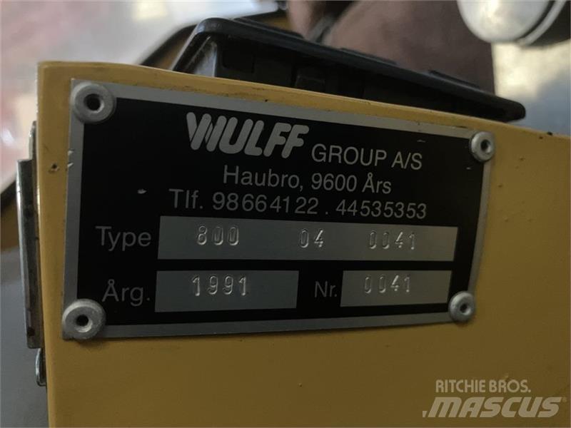 Wulff 800 Різцетримачі для комунальних служб
