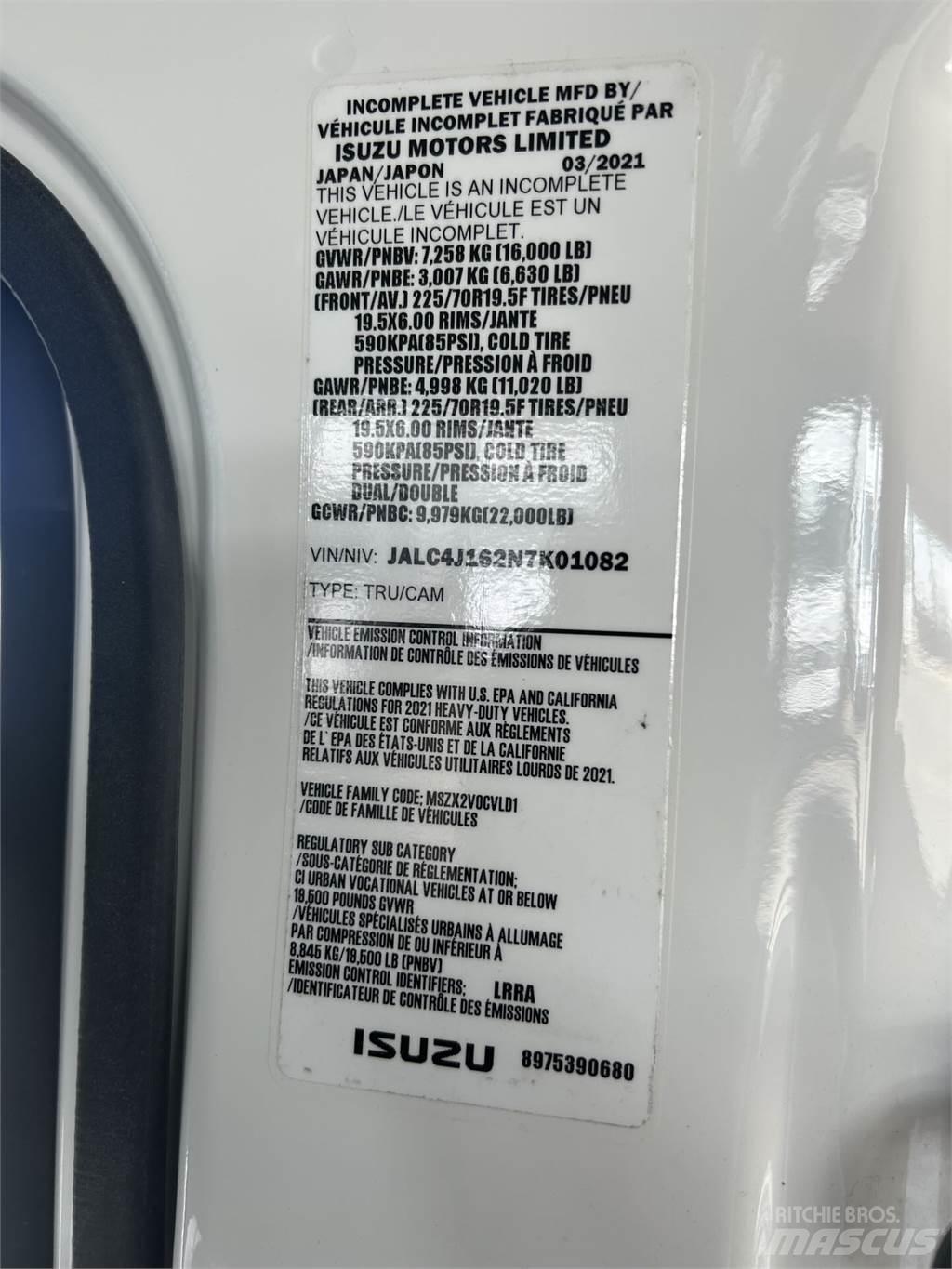 Isuzu NPR XD DC Фургони