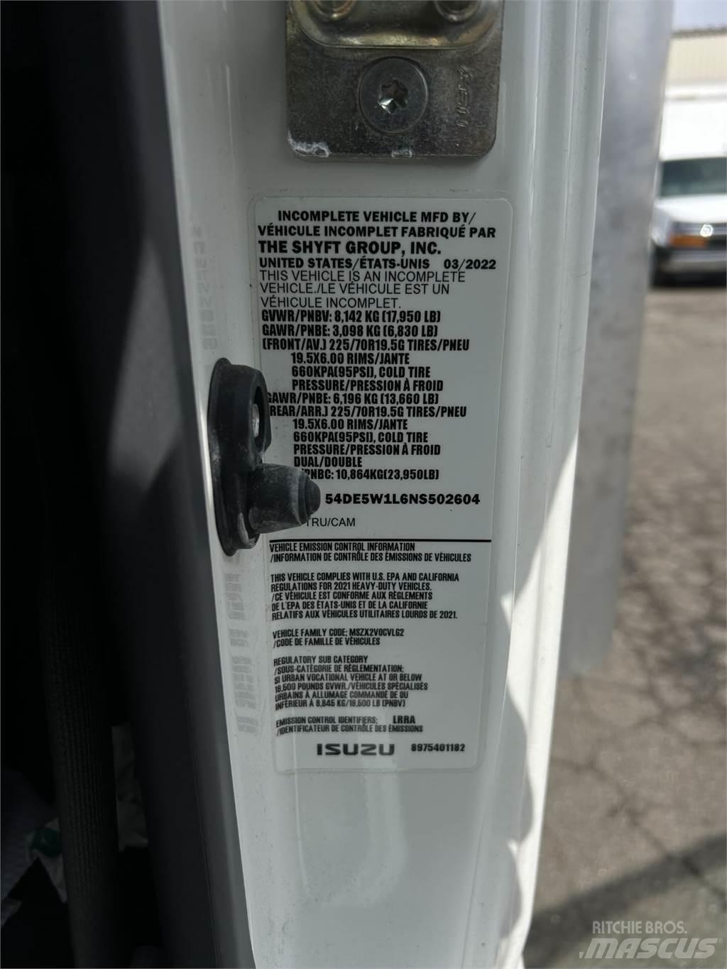 Isuzu NQR Фургони