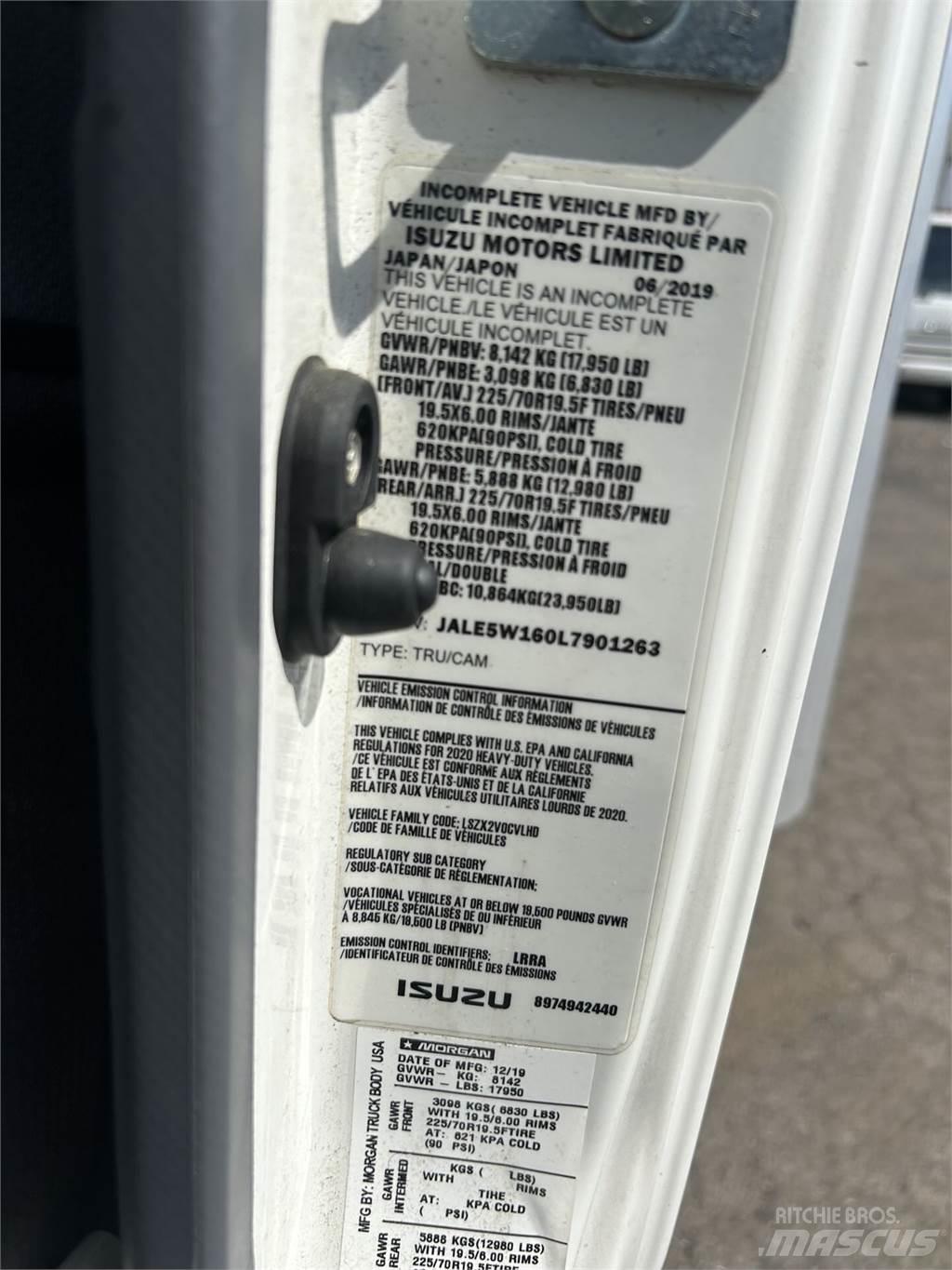 Isuzu NQR Фургони