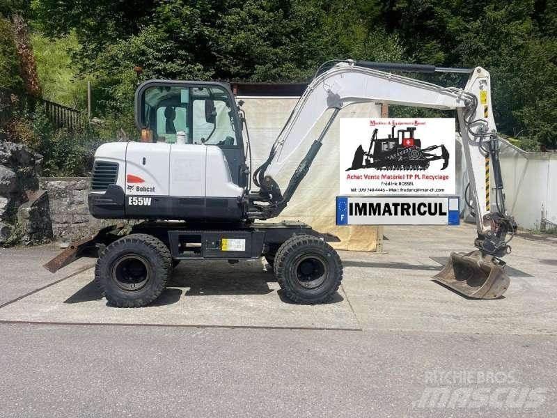 Bobcat E55W Колісні екскаватори