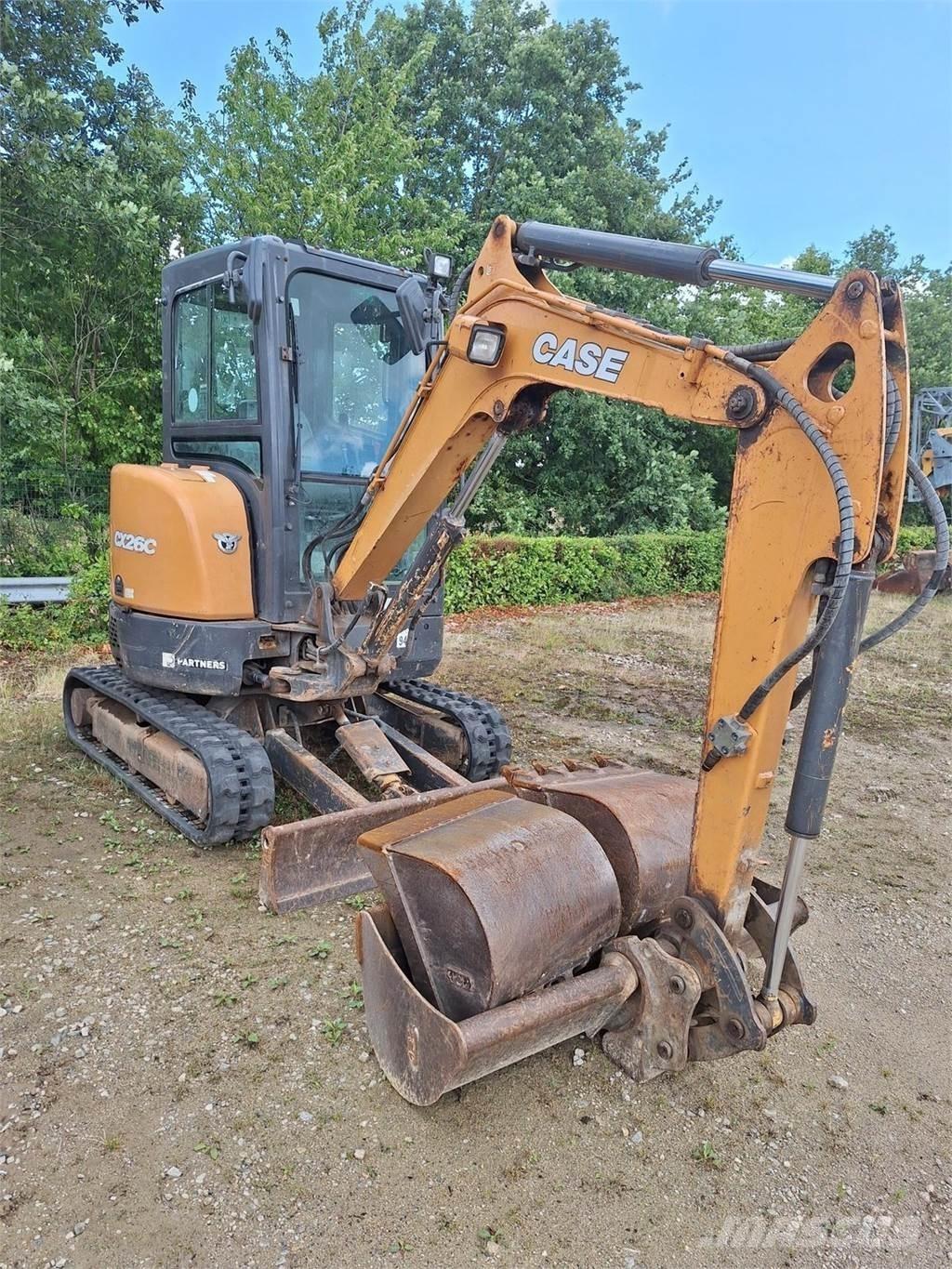CASE CX26C Міні-екскаватори < 7т