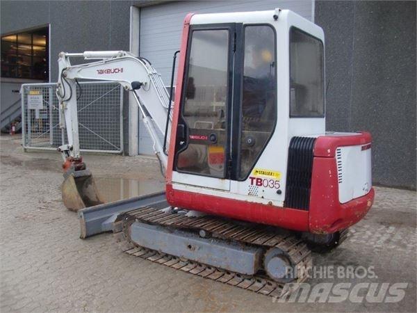 Takeuchi TB035 Міні-екскаватори < 7т