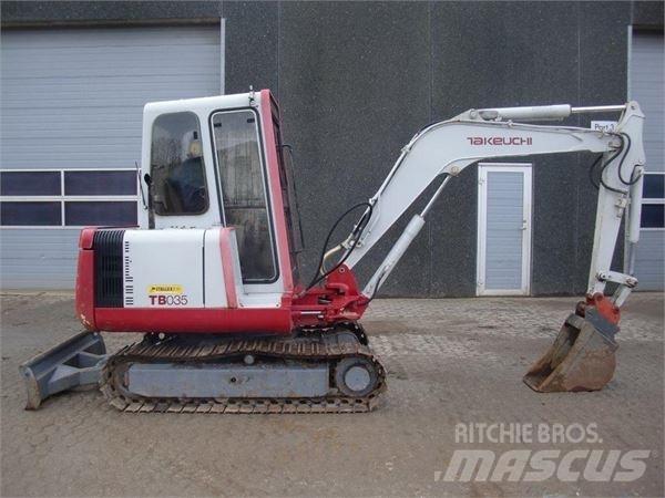 Takeuchi TB035 Міні-екскаватори < 7т