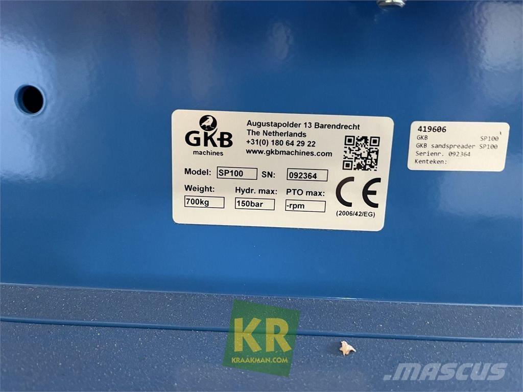  GKB Sandspreader Розсіювачі солі та піску