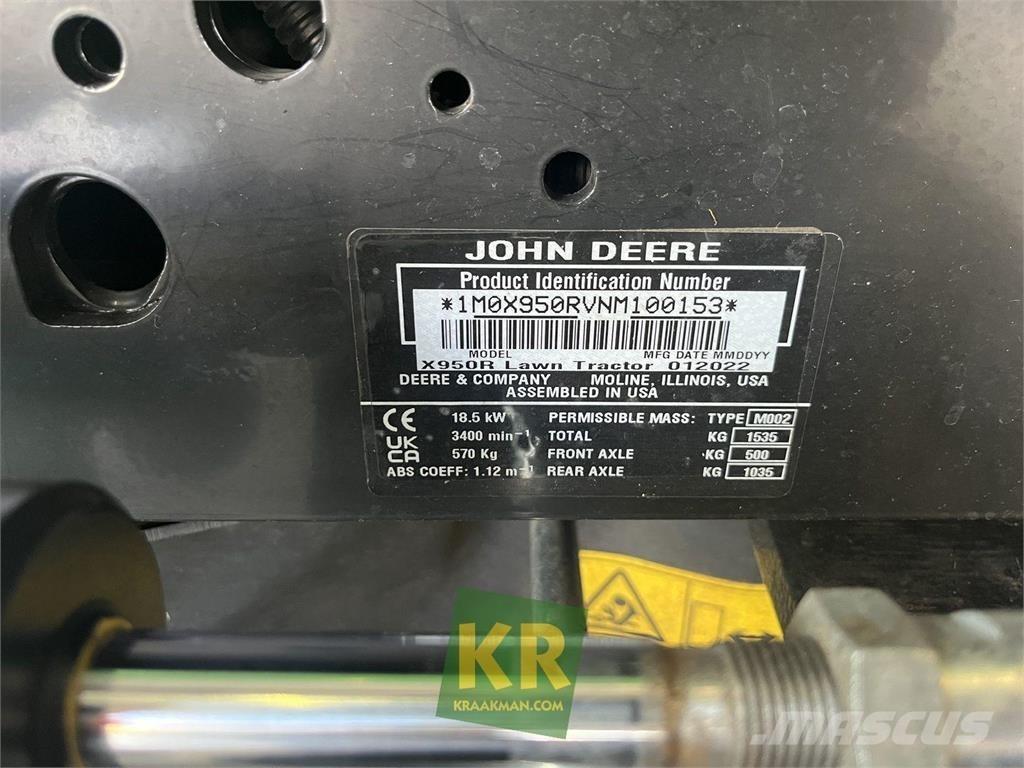 John Deere X950R Самохідні газонокосарки