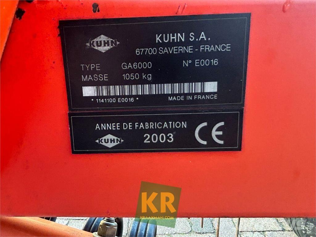 Kuhn GA 6000 Граблі і сінозворушувачі