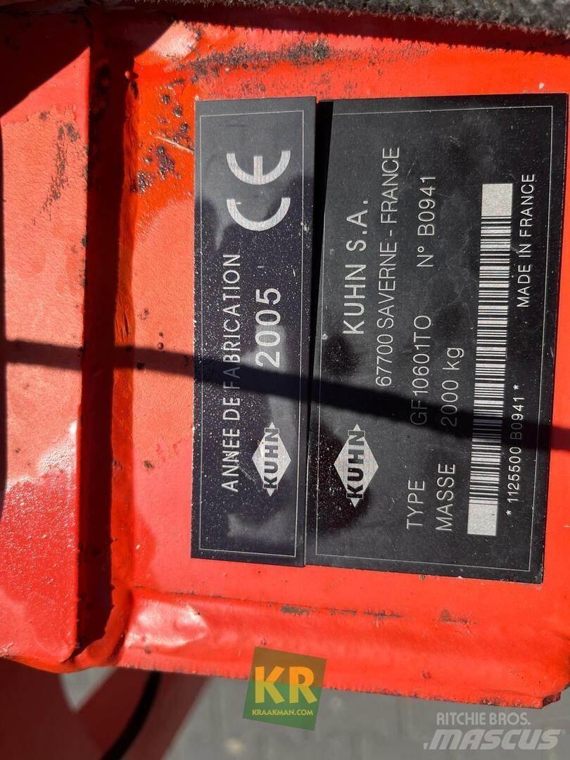 Kuhn GF 10601 Граблі і сінозворушувачі