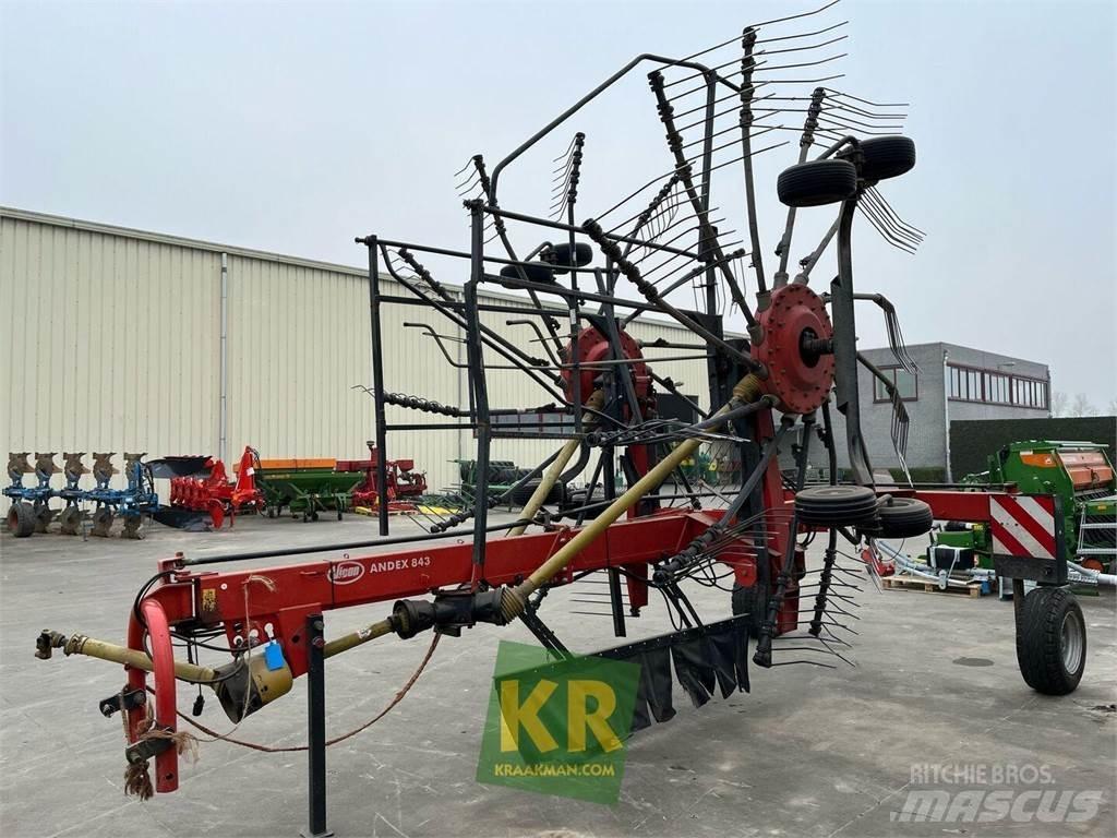 Vicon Andex 843 Граблі і сінозворушувачі