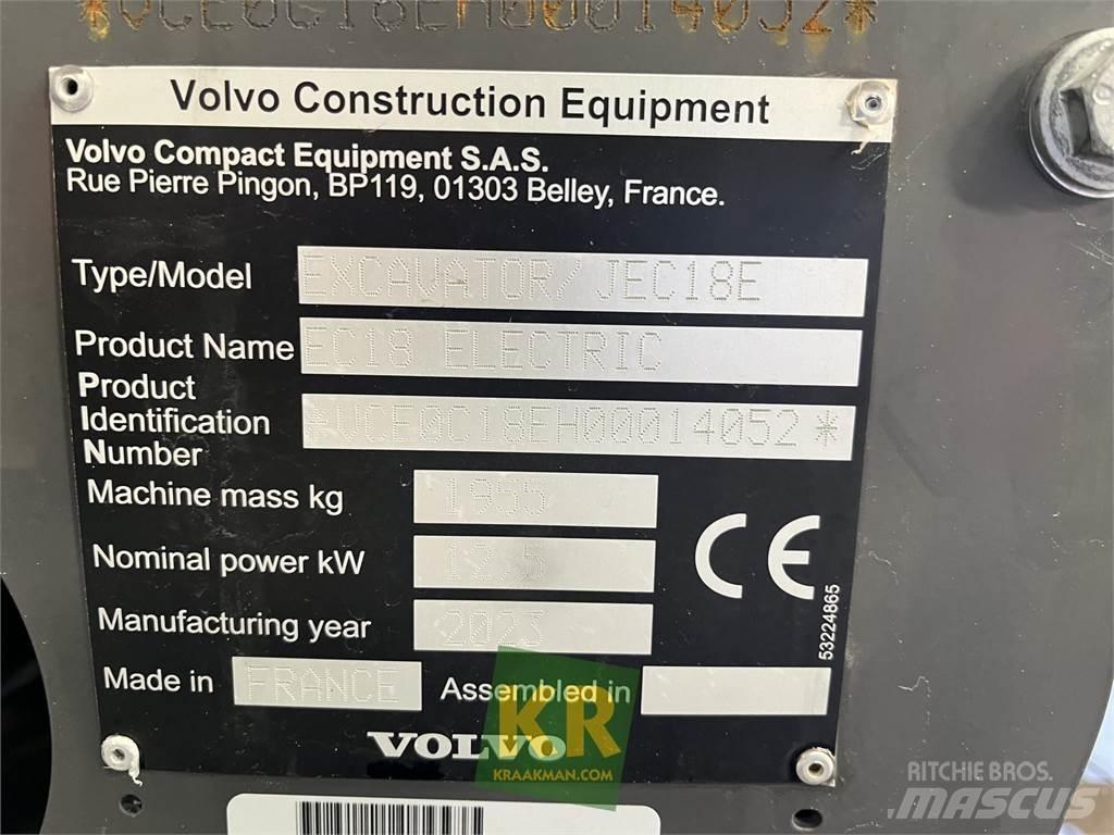 Volvo EC18E Гусеничні екскаватори