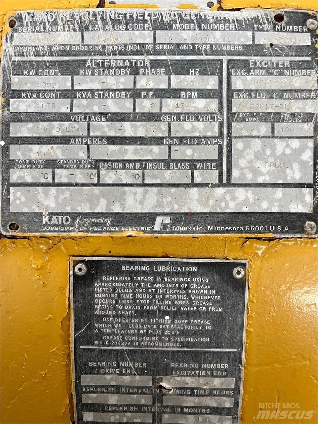 Kato 1500kW Інші генератори