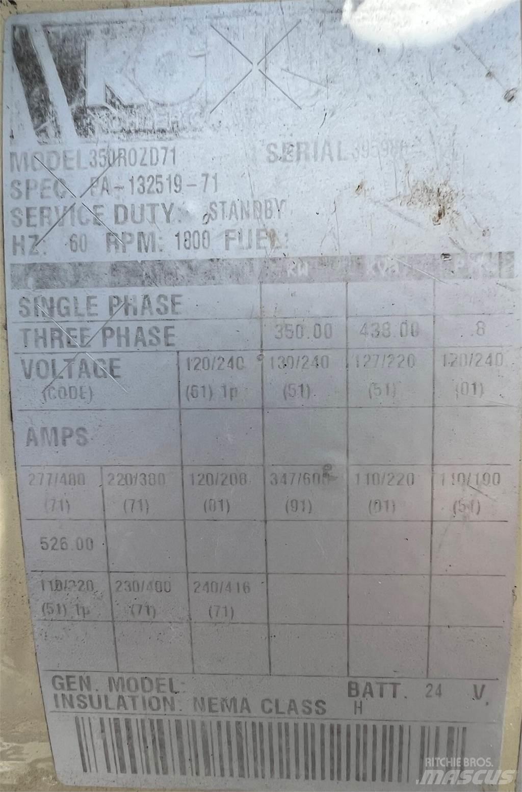 Kohler 350kW Інші генератори