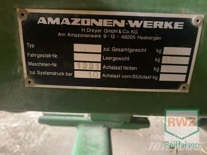 Amazone UF 1200 Причіпні обприскувачі