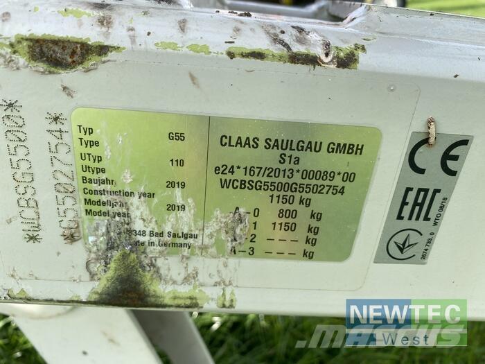 CLAAS VOLTO 1100 T Граблі і сінозворушувачі