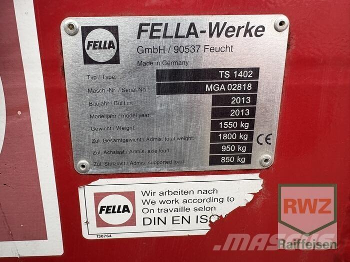 Fella Schwader TS 1402 Граблі і сінозворушувачі